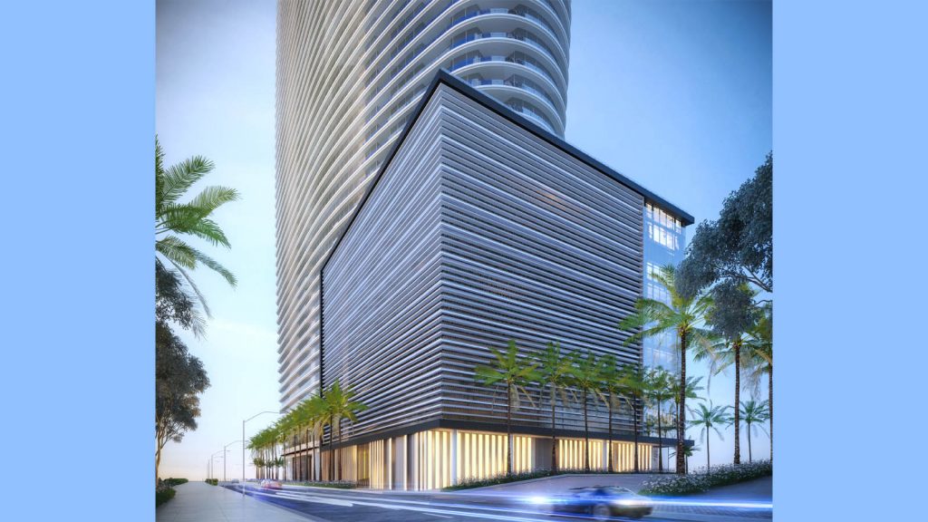 Dự án Aston Martin Residences tại Biscayne Boulevard Way, Miami.