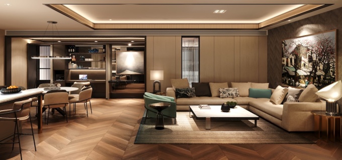 Phối cảnh nội thất của dự án khu căn hộ hàng hiệu Ritz-Carlton, Hanoi. Ảnh: Masterise Homes